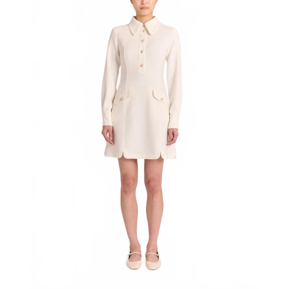 NEW CARTOLINA NANTUCKET hayes mini dress in ivory